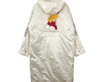 Kurtka parka Vintage Y2K SOHK School Of Hard Knocks Hiphop Streetwear z długim rękawem