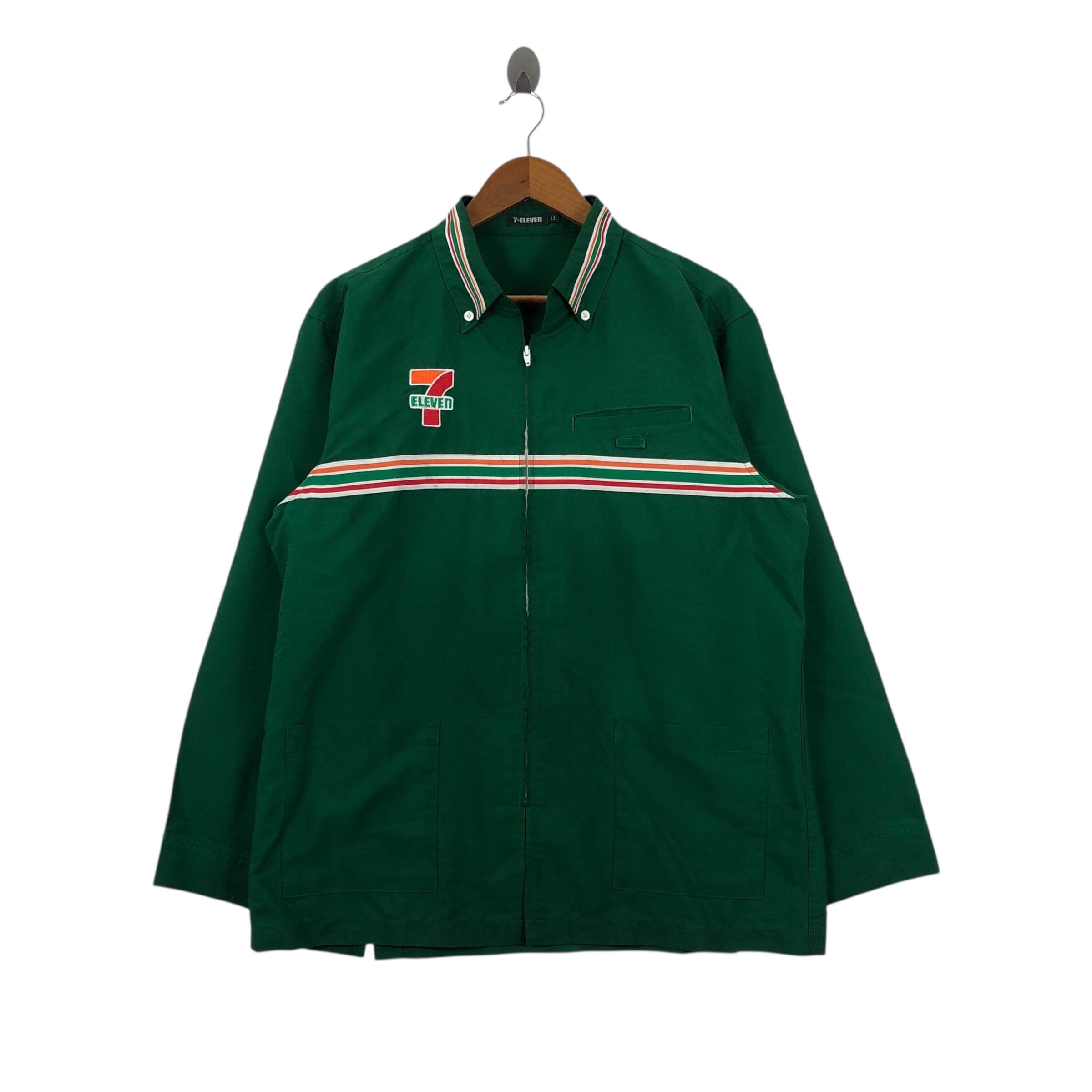 7-ELEVEN ユニフォーム シャツ 緑 M il_fullxfull.6106629978_ibx4.jpg