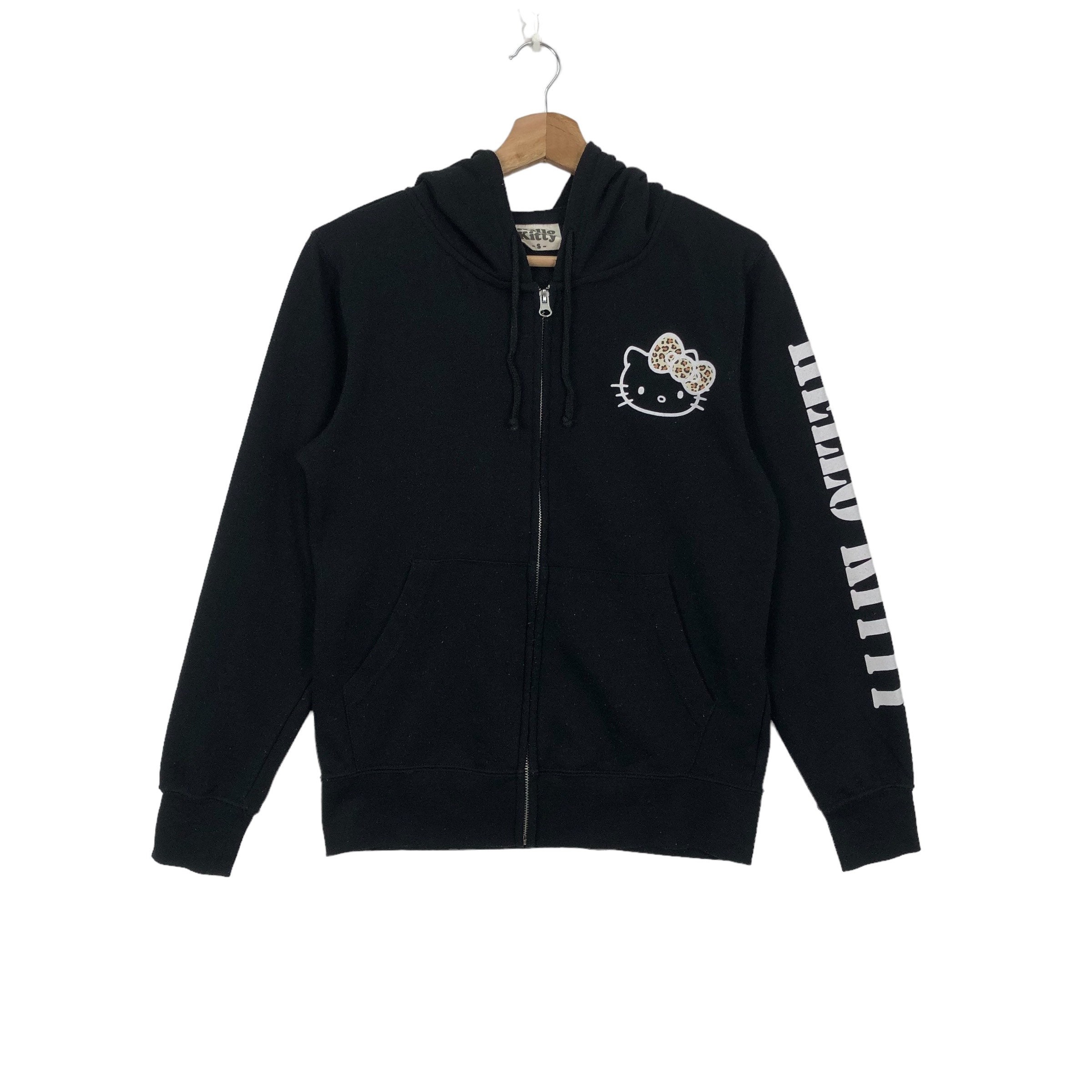 Japanese Brand HELLO KITTY BOBTAIL Cat Zipper Hoodie - Etsy