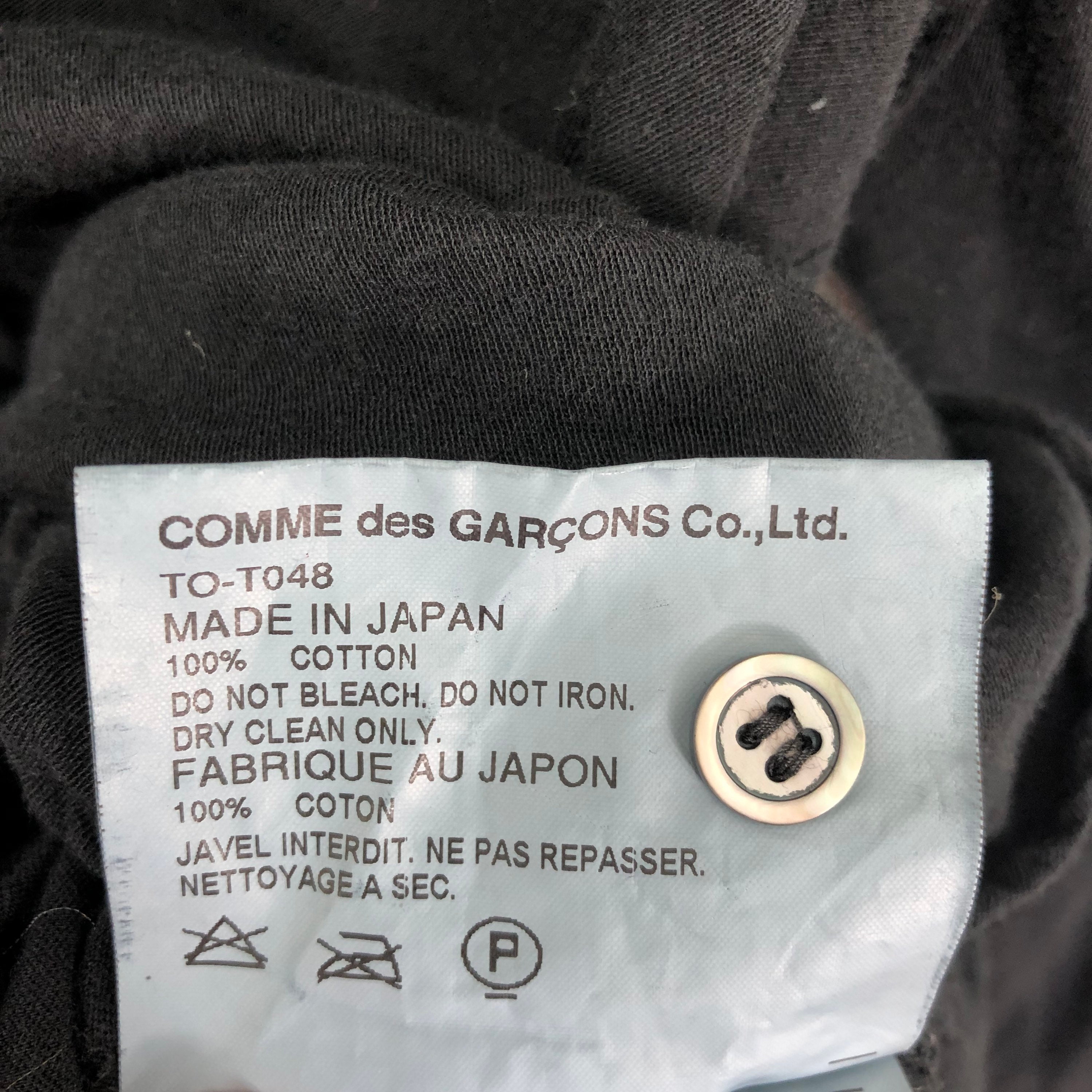 Japanese Brand AD2004 COMME Des GARCONS TRICOT Full Button