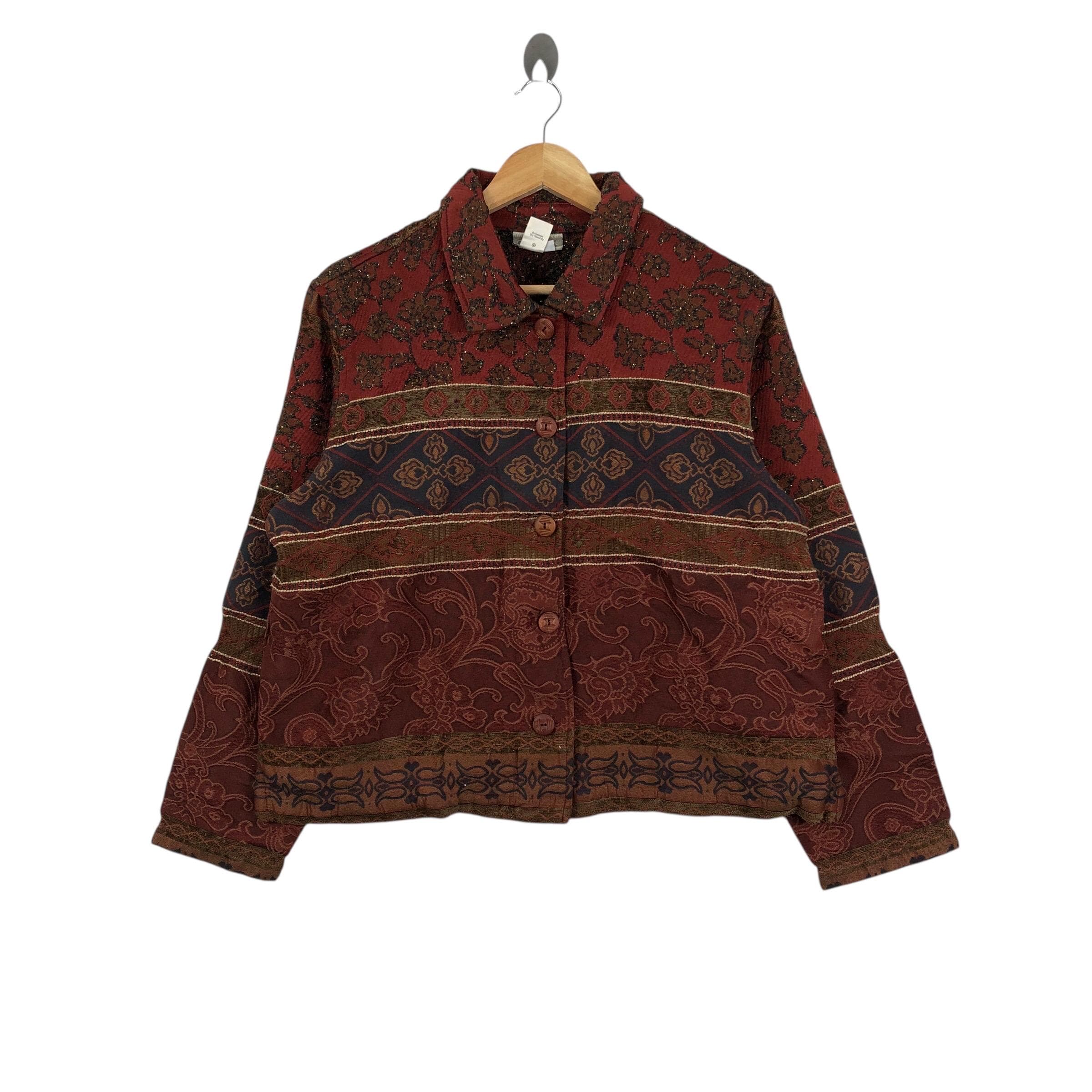 Veste Coldwater Creek Verte Printemps - 3 Boutons, Taille L (16), Neuve Avec étiquettes, Coupe Classique