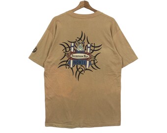 Vintage Faded SCORPION BAY NORTE Made in Usa T-shirt Surfing