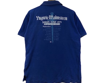 Vintage 90s Yngwie Malmsteen Japan Tour 95 Longsleeve T