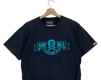 Japanese Brand ABATHINGAPE Baby Milo T-shirt - Etsy