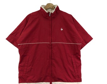 Vintage LE COQ SPORTIF Golf Collection Short Sleeve Windbreaker