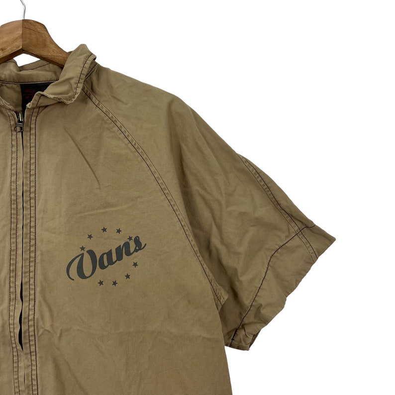 Vintage VANS SKATE ROOTS Camisa de trabajo Camisa de tarea Etsy España