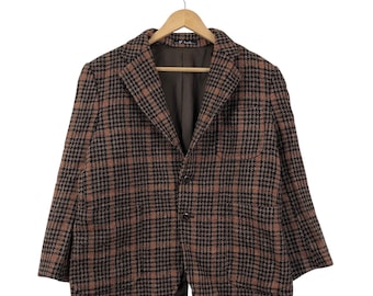 Veste De Piratage Femme Shires Huntingdon En Tweed Laine - Taille UK 4/6, Marron à Carreaux, Occasion