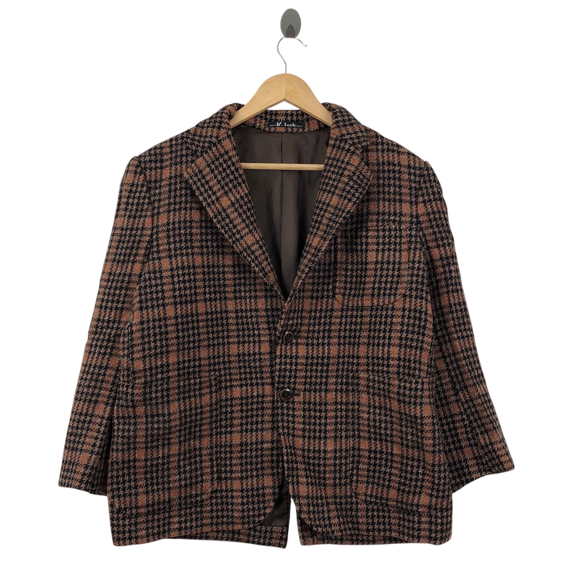 Harris Tweed Jacket - Etsy Israel
