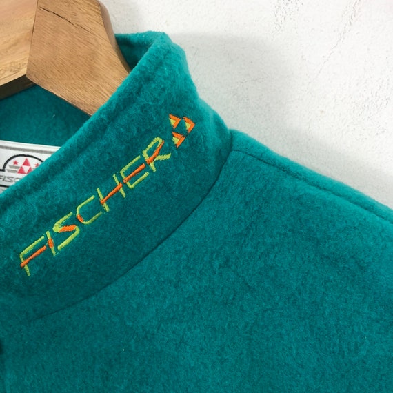 Vintage 90s FISCHER TOP Team AUSTRIA Light Fleece… - image 3