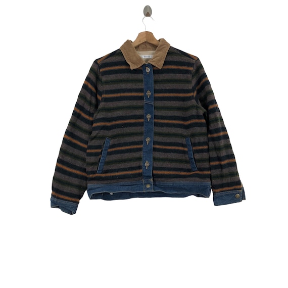 【日本入手困難】FRANCOISE JACKET IN STRIPED WOOL FLANNEL Hepburn Jacket | Wool Flannel Stripe, Grey