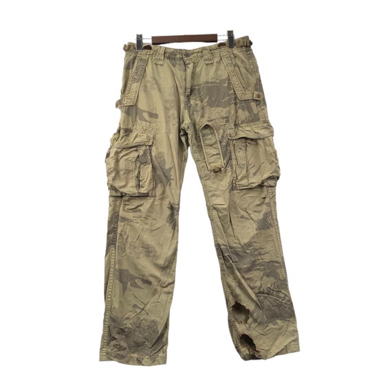 Vintage BACK NUMBER ARMY Camo Tactical Multipocke… - image 1