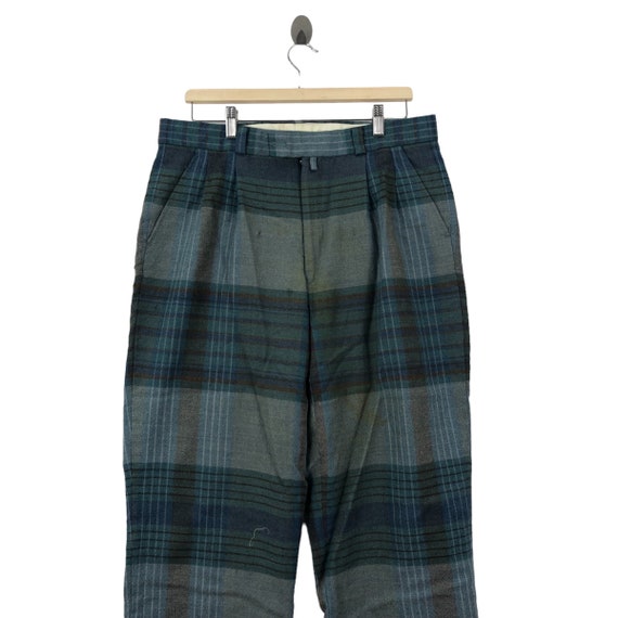 Pantaloni vintage in lana KENZO GOLF A SCACCHI Etsy Italia
