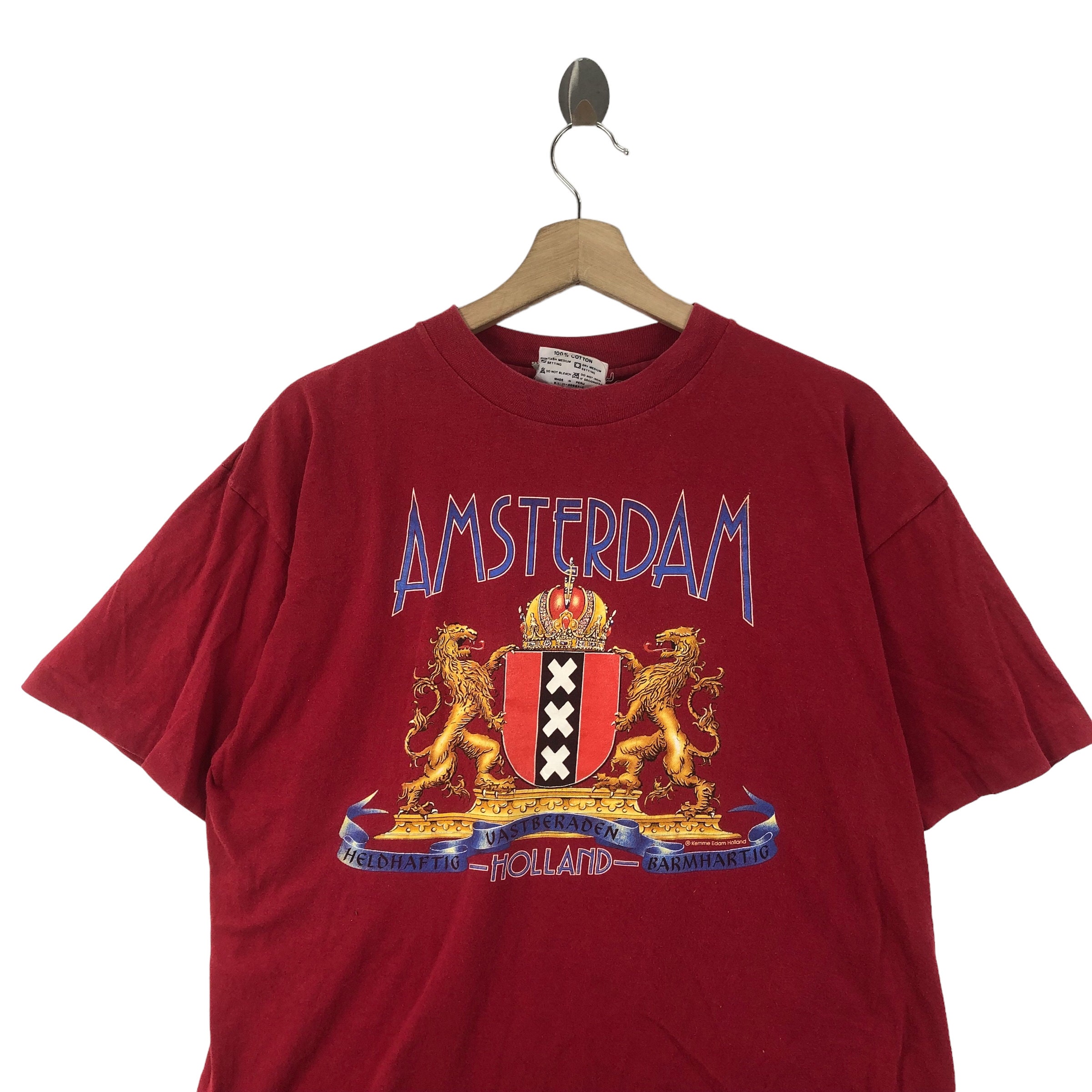 Vintage 90s AMSTERDAM HOLLAND Collection Art T-shirt - Etsy