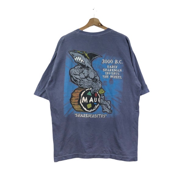 Vintage MAUI And SONS SHARKOERECTUS Surf Wear T-shirt