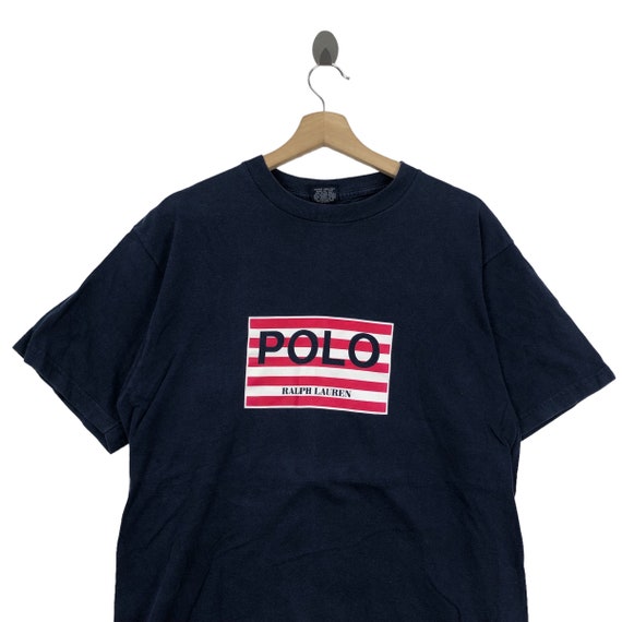 Vintage POLO by RALPH LAUREN Rl Box Logo T-shirt - Etsy