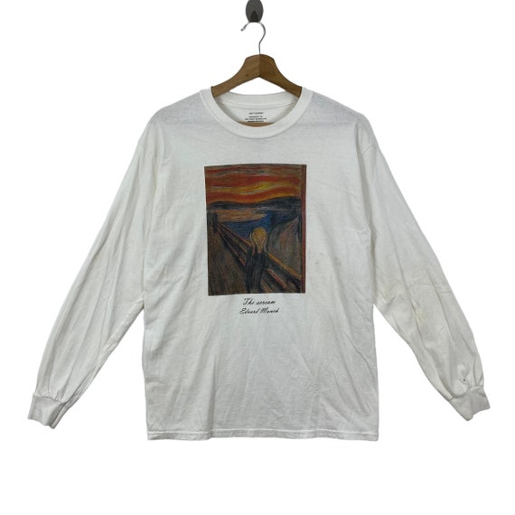 Vintage ART THE SCREAM Edvard Munch Paint Longsle… - image 1