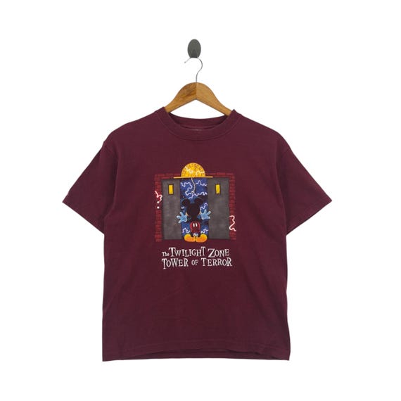Vintage MICKEY MOUSE the Twilight Zone Tower of Terror Kids T