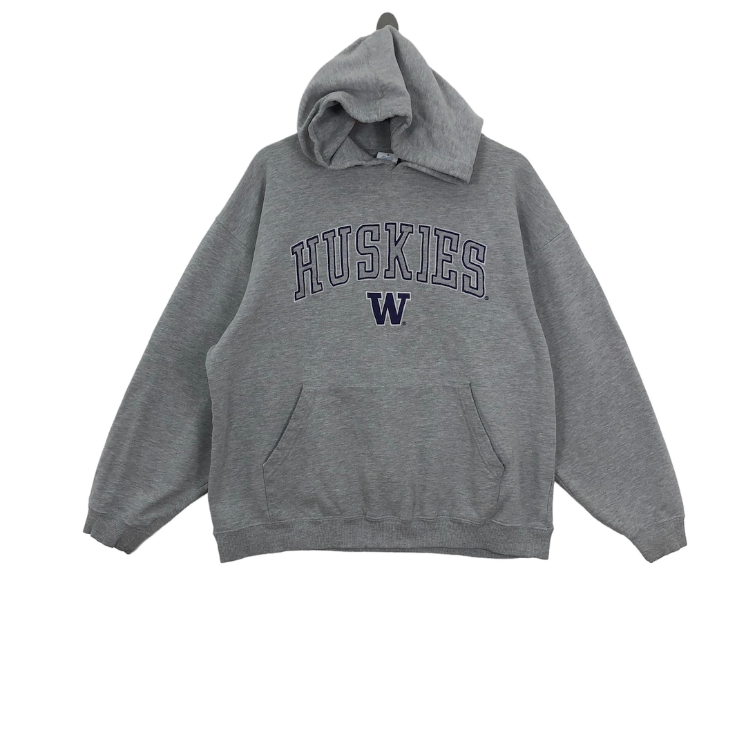 Felpa con cappuccio vintage HUSKIES WASHINGTON BASEBALL Varsity