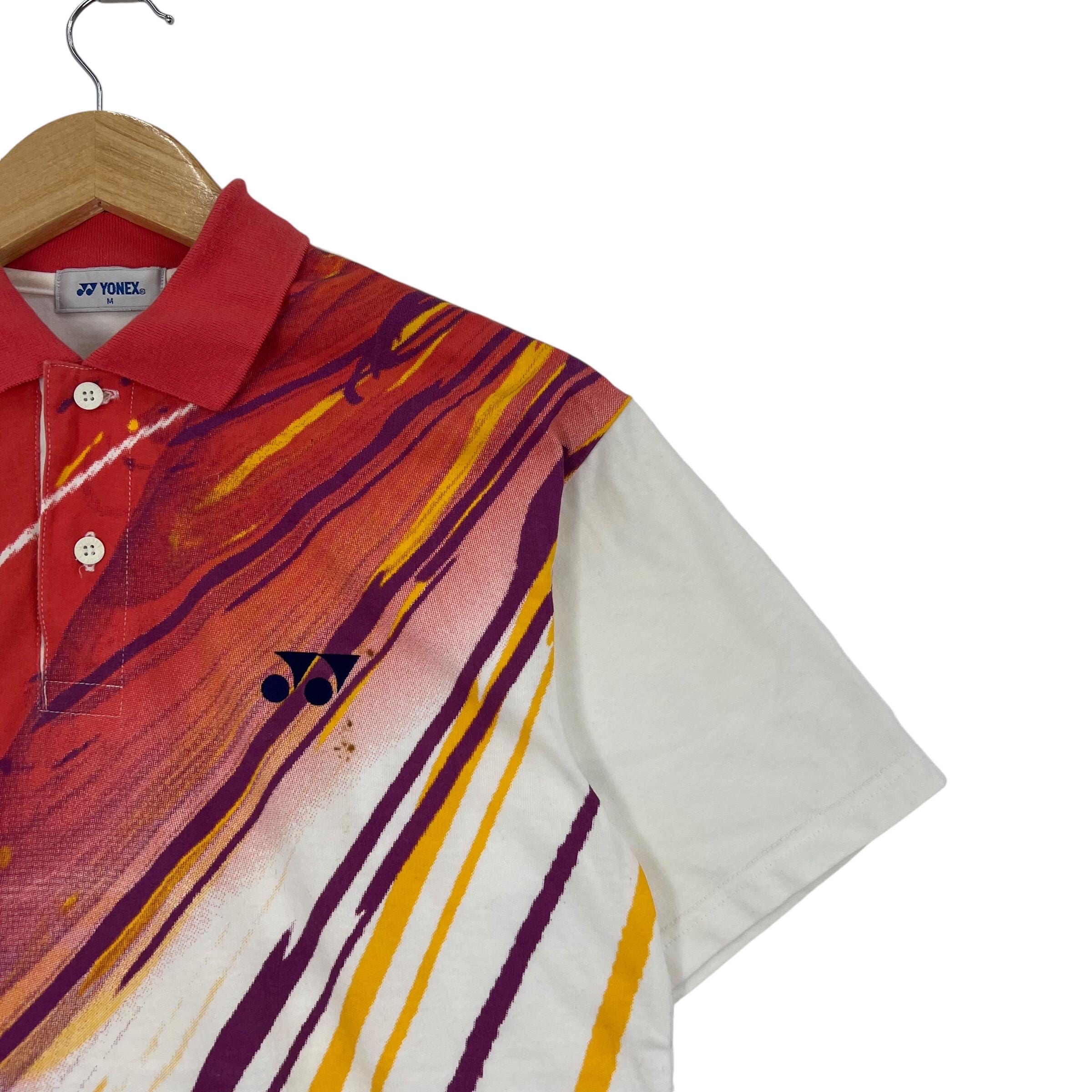 YONEX JASPO Mサイズ マルチカラーシャツ Vintage 90s YONEX JASPO BADMINTON Official Polo Shirt - Etsy