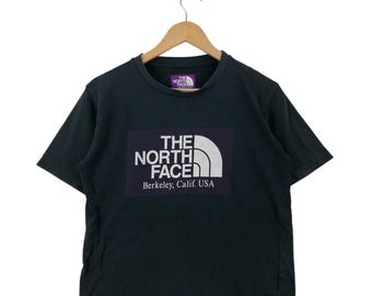 Vintage the North Face X Nanamica Purple Label Faded Style T-shirt