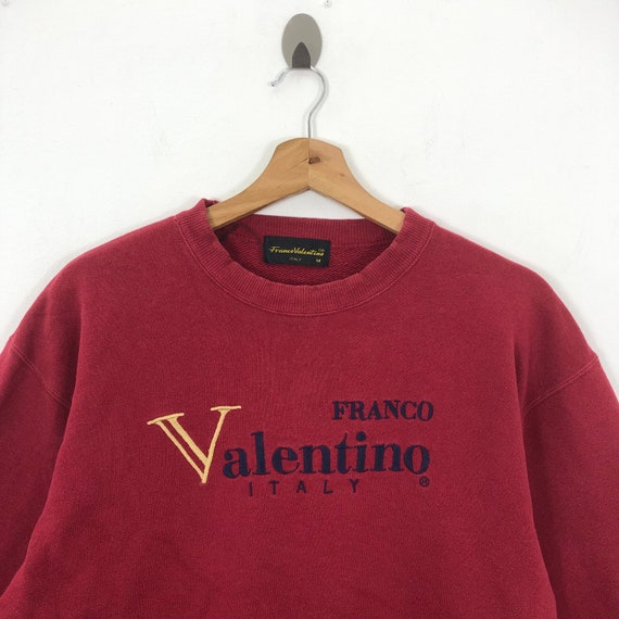 Italian Designer FRANCO VALENTINO ITALY Crewneck Sweatshirt - Etsy