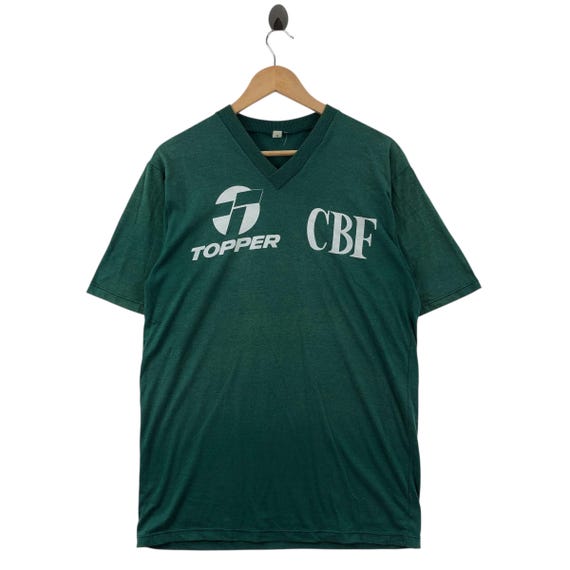 Vintage 70s CBF BRASIL TOPPER Brazil Samba Football T-shirt - Etsy
