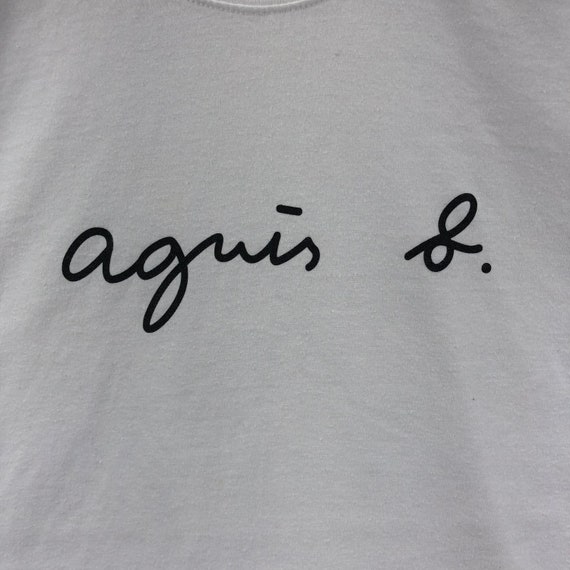 Vintage AGNES B HOMME PARIS Basic Logo T-Shirt - image 3