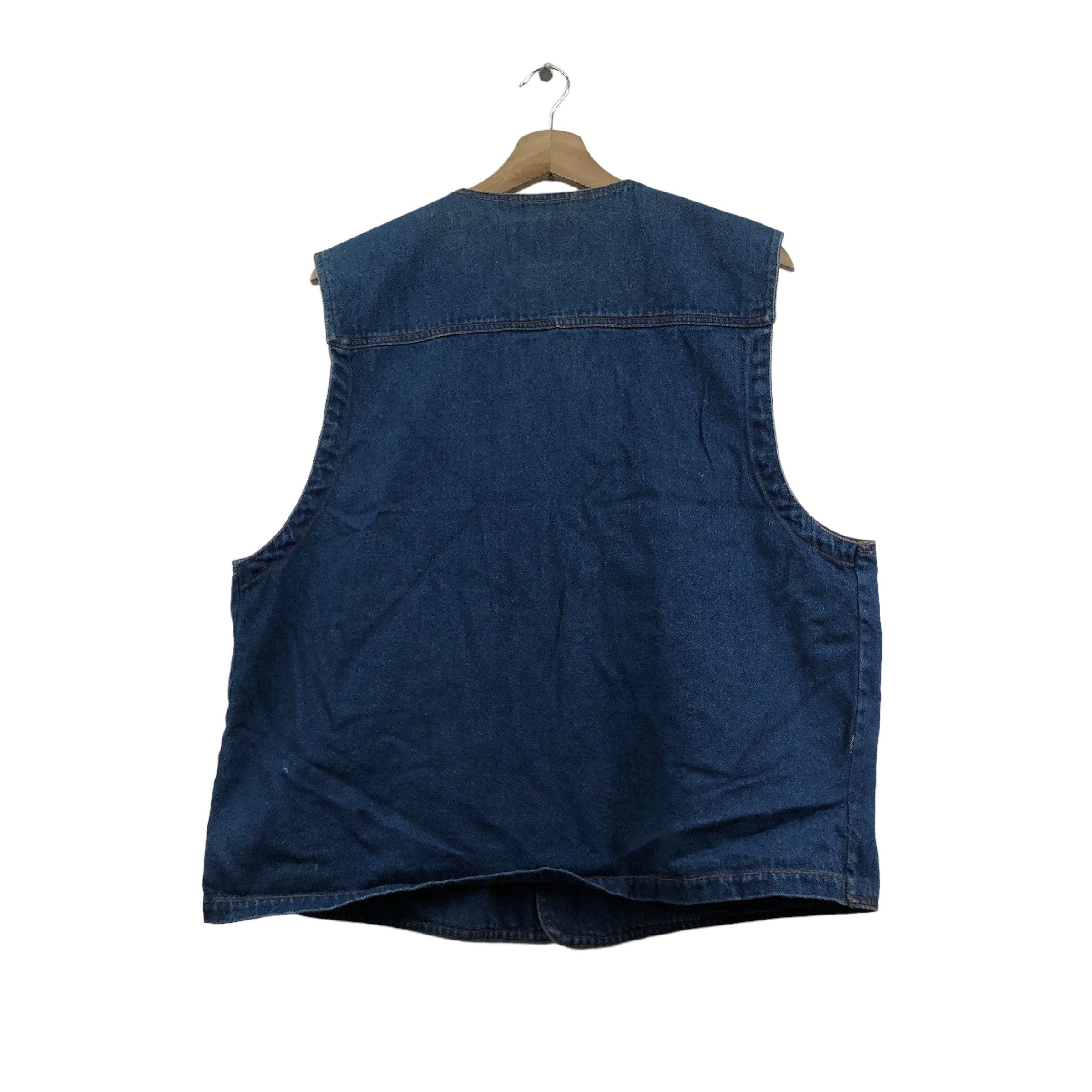 Vintage AMERICAN STYLE WORKERS Multipocket Denim Vest - Etsy