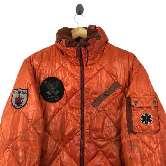 Vintage AVIREX ARMED FORCES Af-75 Uscg Dirty Puffer Jacket - Etsy