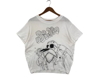 Japanese Brand ISSEY MIYAKE MERCIBEAUCOUP Dragonball Master Roshi T-Shirt