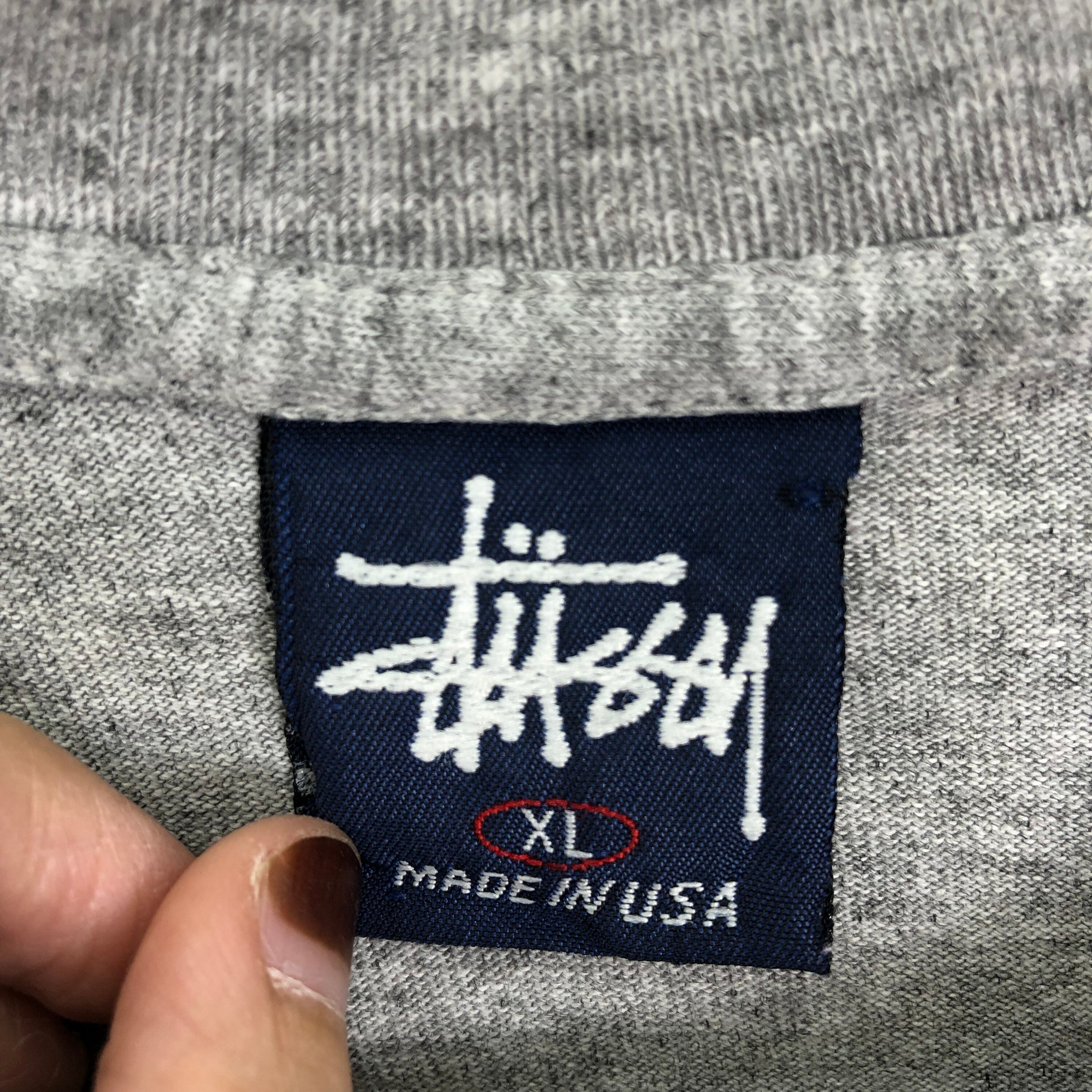 Vintage 90's Stussy Big Logo Made In USA Sweatshirt Men's