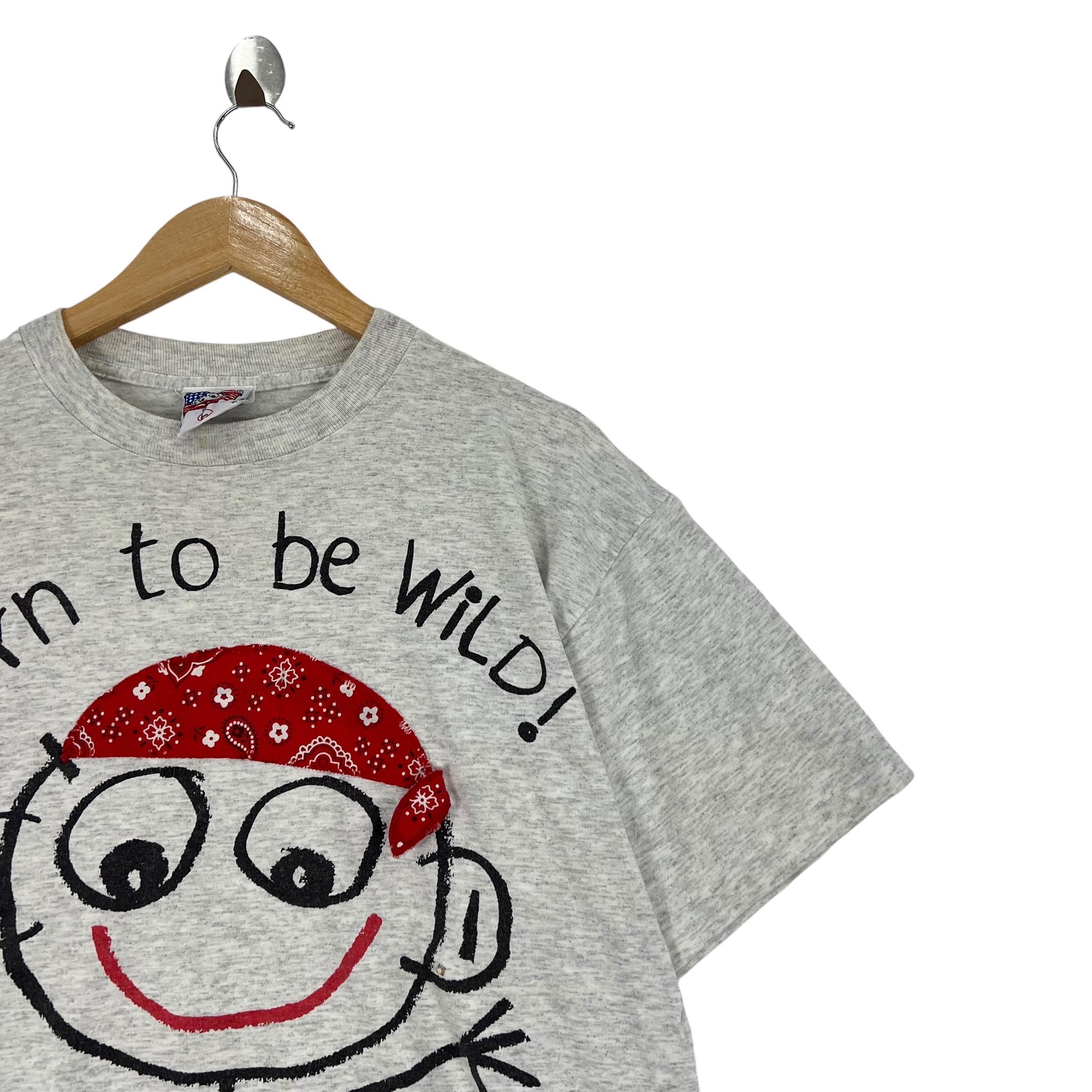 Vintage 90s DANNY FIRST Usa Born to Be Wild T-shirt - Etsy
