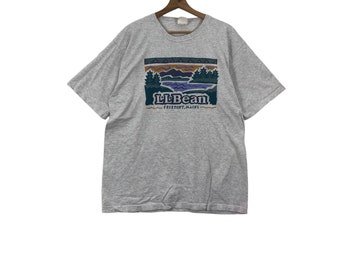 Vintage LL BEAN FREEPORT Maine Outdoor Made in Usa T-Shirt