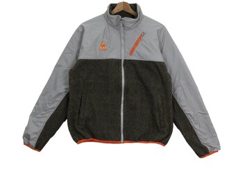 Vintage LE COQ SPORTIF Frankreich leichte Windbreaker-Jacke