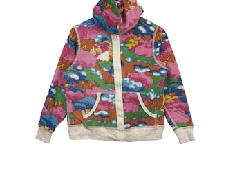 Japanese Brand TITICACA FULLPRINT ART Full Zipper Hoodie