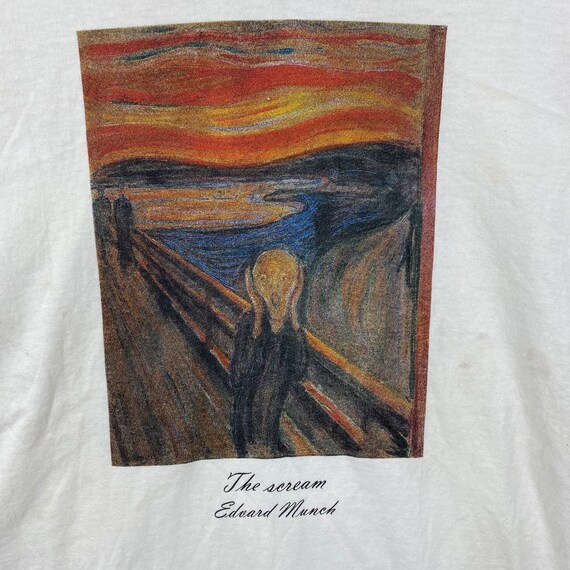 Vintage ART THE SCREAM Edvard Munch Paint Longsle… - image 3
