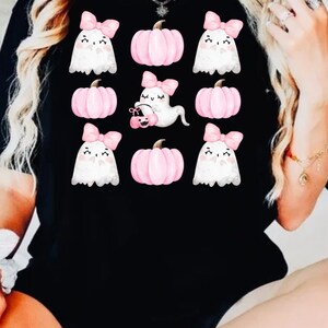 Pink Halloween ghost png