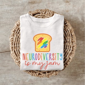 Neurodiversity is my Jam T-Shirt, Neurodivergent, Acceptance, Speech Language Pathologist Shirt, SLP Shirt, Counselor Shirt