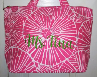 Personalized & Custom Lunch Bag for Women, Embroidered Monogrammed Buckhead Betties Insulated Lunch Tote, Teacher Appreciation, Gift for Mom