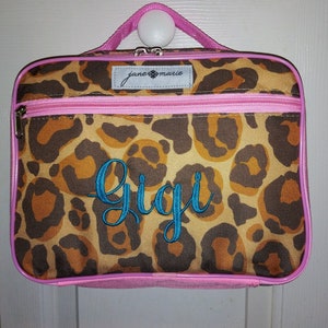 Kids Personalized Monogrammed Lunch Box | Children&#39;s Insulated Lunch Bag | Custom Embroidered lunch Tote | Toddler Lunchbox | Gift for Girls