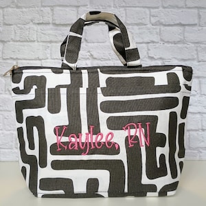 Personalized & Custom Lunch Bag for Women, Embroidered Monogrammed Buckhead Betties Insulated Lunch Tote, Teacher Appreciation, Gift for Mom