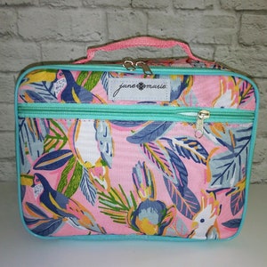 Kids Personalized Monogrammed Lunch Box | Children&#39;s Insulated Lunch Bag | Custom Embroidered lunch Tote | Toddler Lunchbox | Gift for Girls