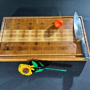 Hickory End Grain Cutting Chopping Butcher Board