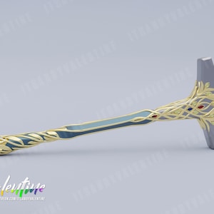 Feanor&#39;s Hammer - Rings of Power (3D Printing Files)