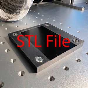 STL 3d Druckdatei Visitenkartenschablone für Faserlaser.