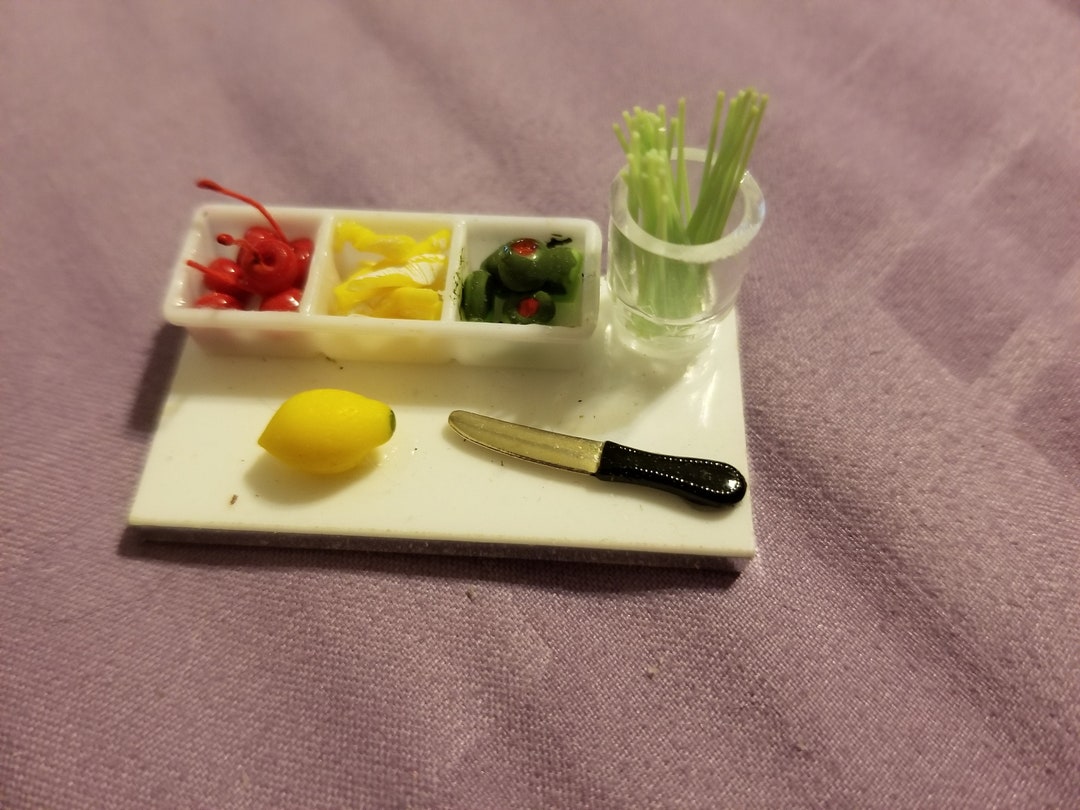 Dollhouse Bar Garnish Caddy Etsy