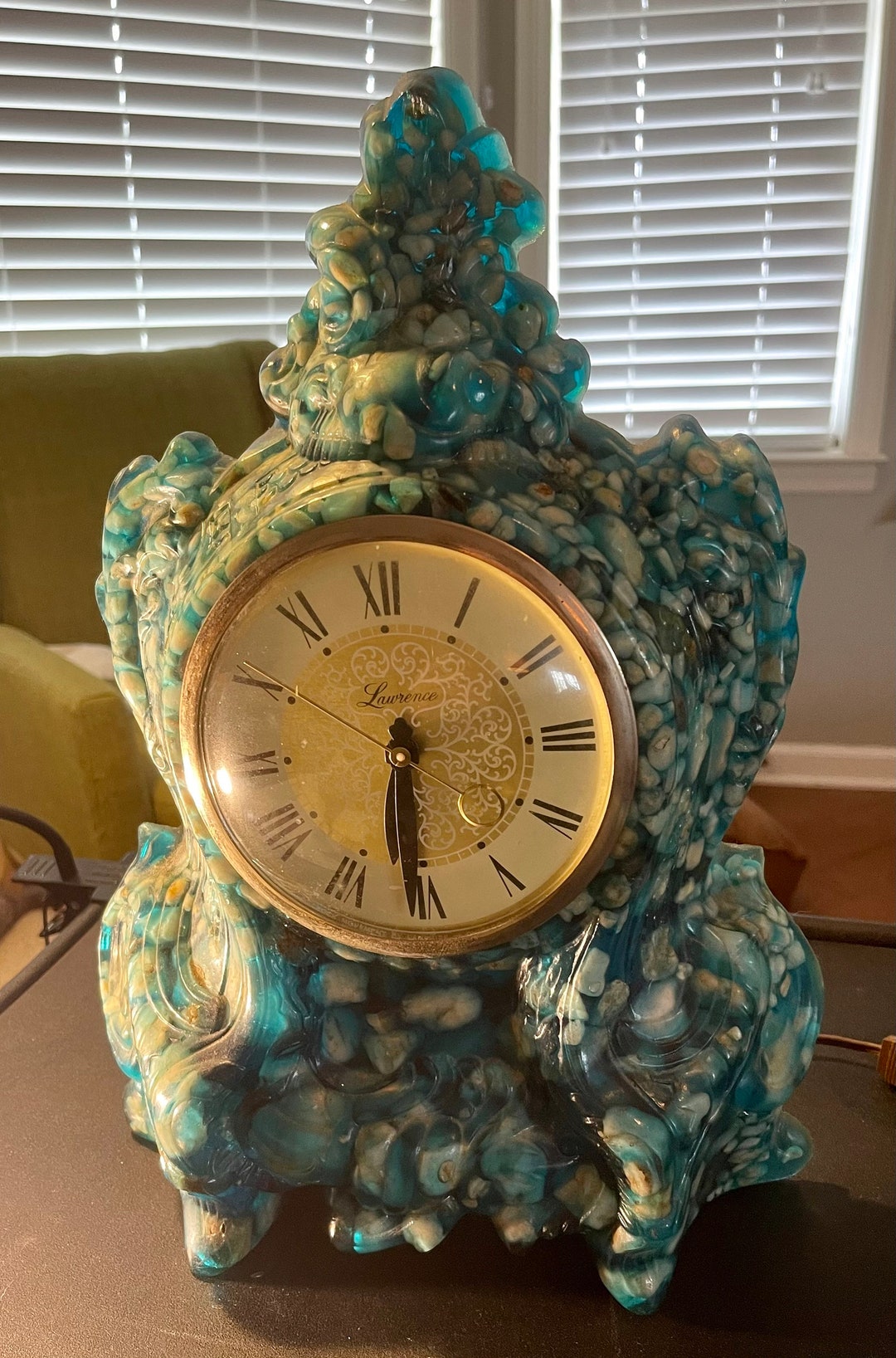 Midcentury Lanshire Vomit Clock. Etsy