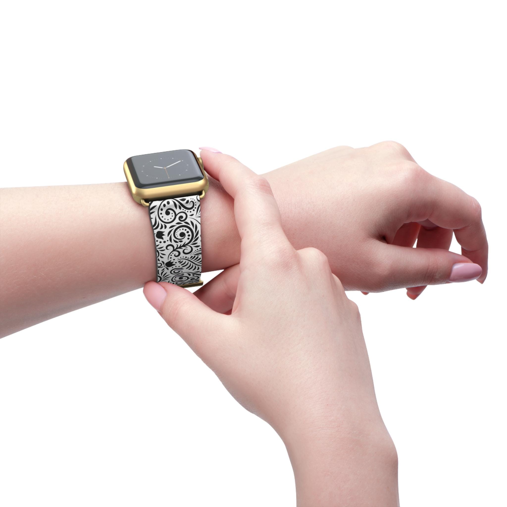 Apple Watch用ブラックバンド、Apple Watchストラップ、iWatch 