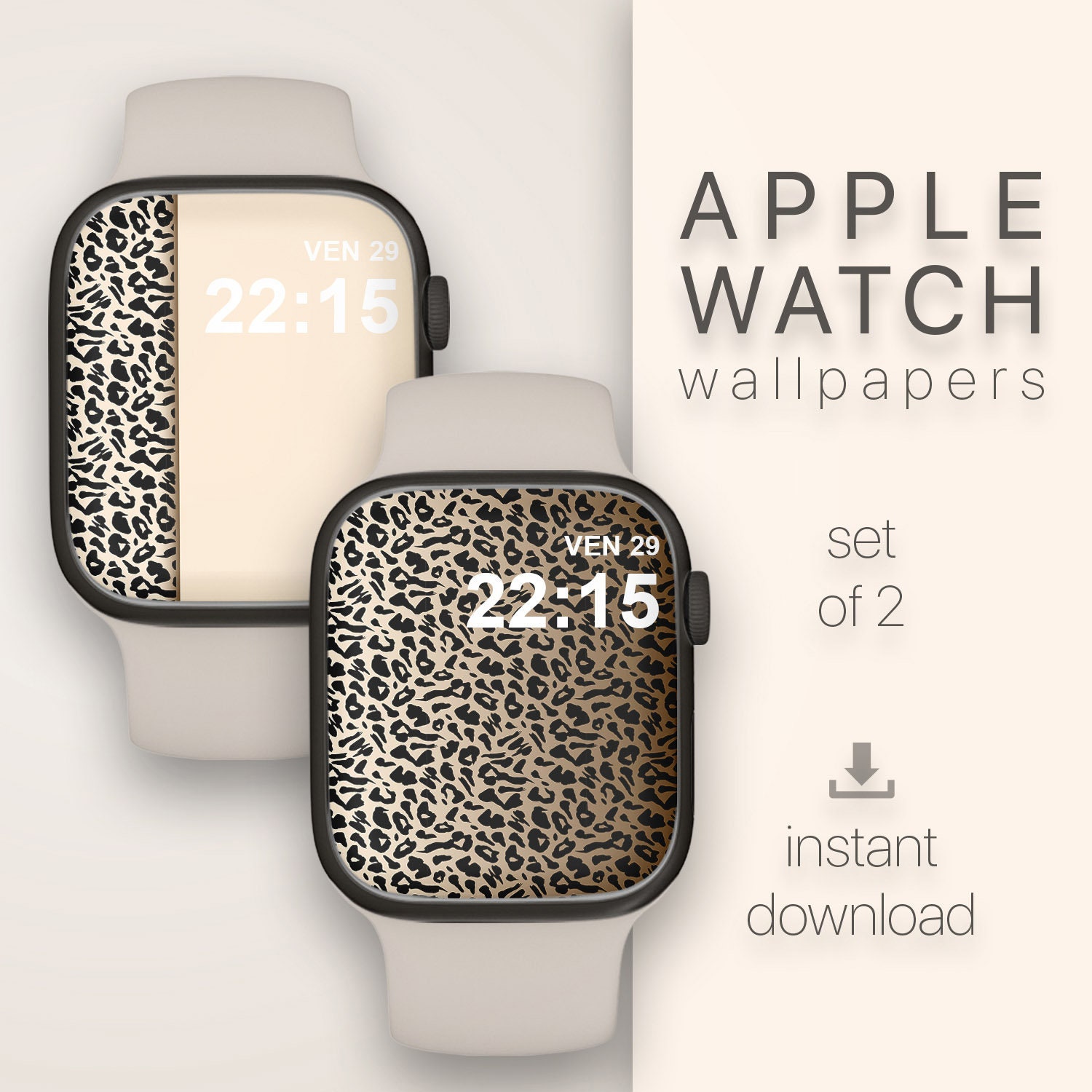 Leopard Print Apple Watch Wallpaper Animal Print Apple Watch