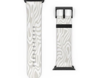 Yakuza Dragon Tattoo Leather & Silicone Smart Watch Band